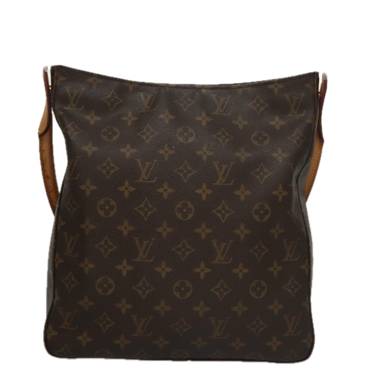 Louis Vuitton Looping Gm Brown Canvas Shoulder Bag (Pre-Owned)