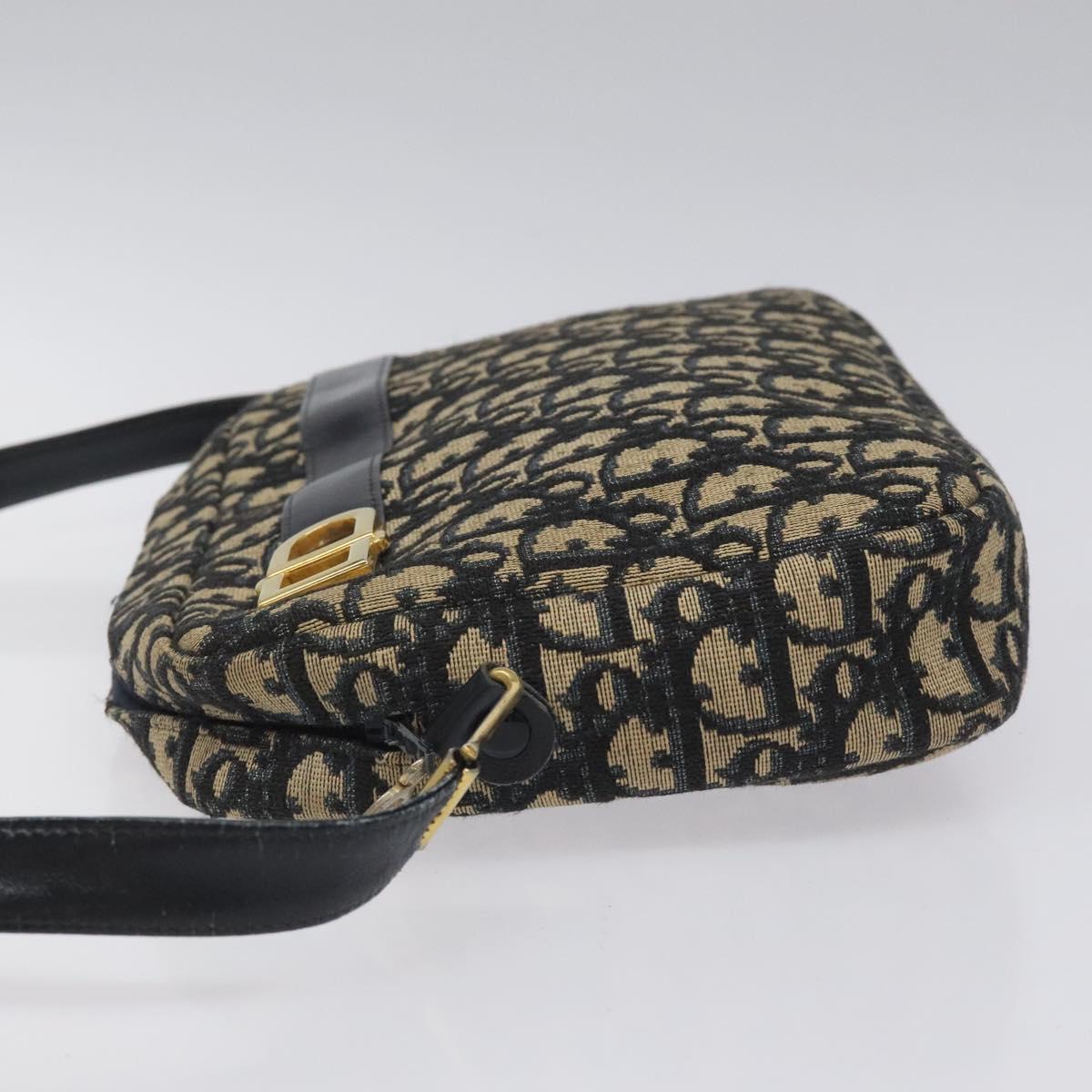 Dior 30 Montaigne Navy Canvas Shoulder Bag (Pre-Owned)