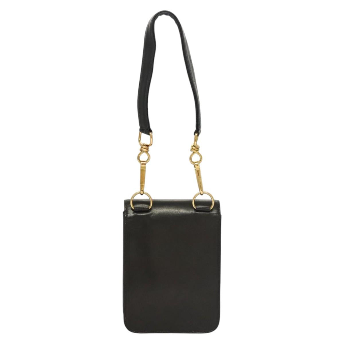 Chanel Phone Case Beige Leather Clutch Bag (Pre-Owned)