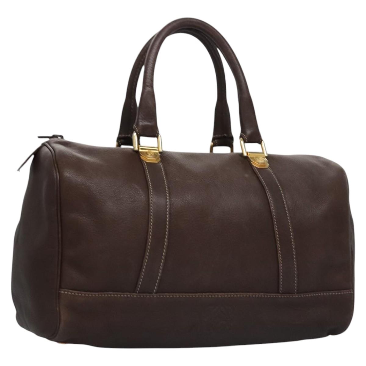 Loewe Flamenco Brown Leather Handbag (Pre-Owned)