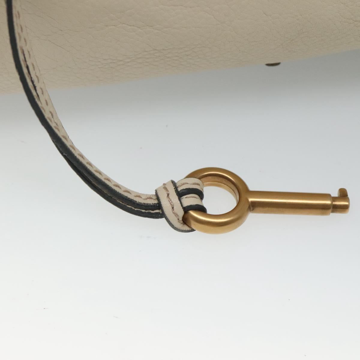 Chloé Paddington White Leather Handbag (Pre-Owned)