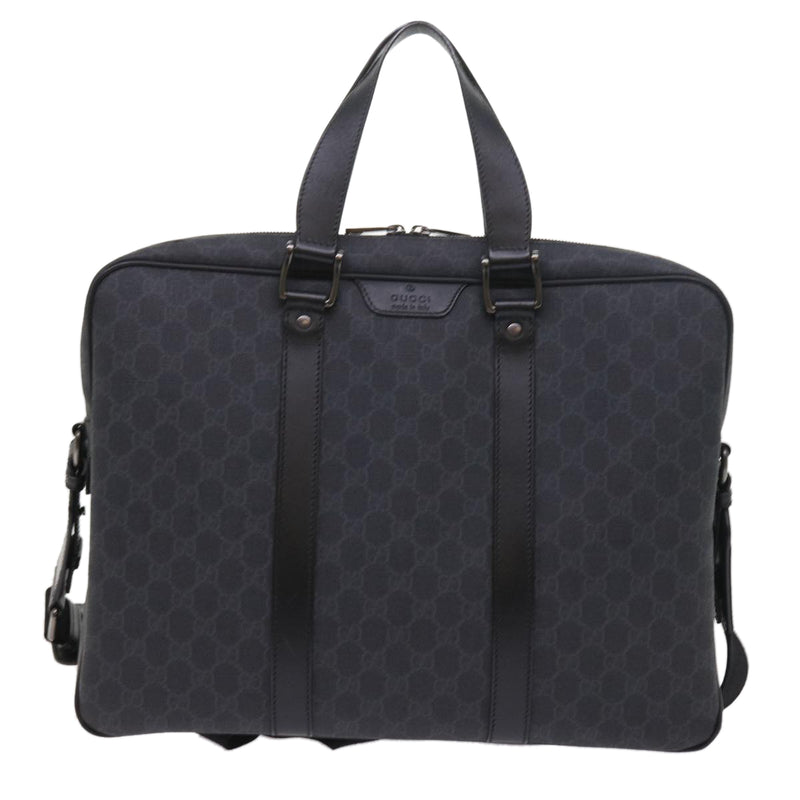 Gucci -- Black Canvas Handbag (Pre-Owned)