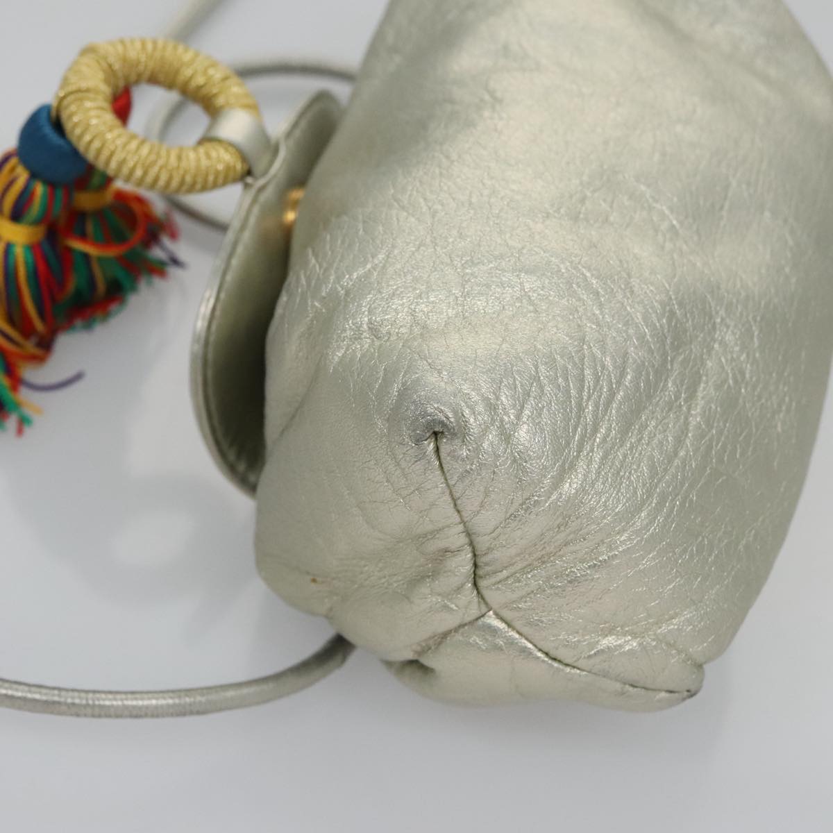 Loewe Silver Leather Shoulder Bag (Pre-Owned)