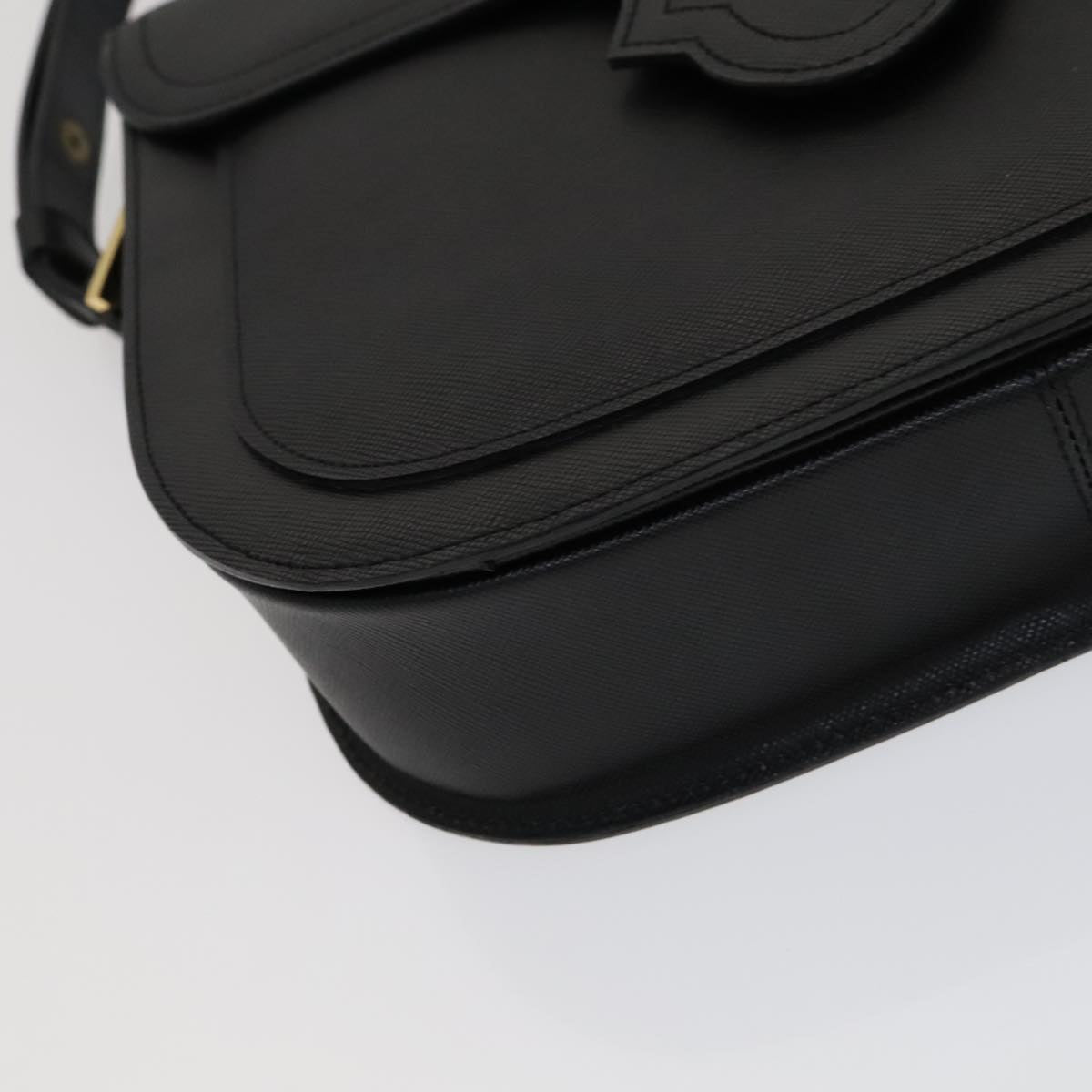 Yves Saint Laurent Black Leather Shoulder Bag (Pre-Owned)