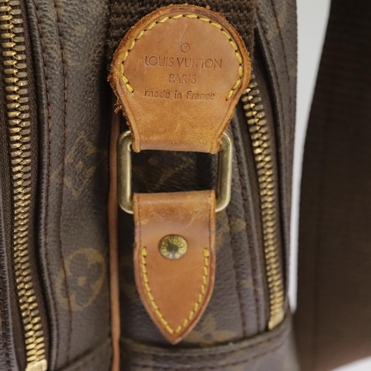 Louis Vuitton Reporter Brown Canvas Shoulder Bag (Pre-Owned)