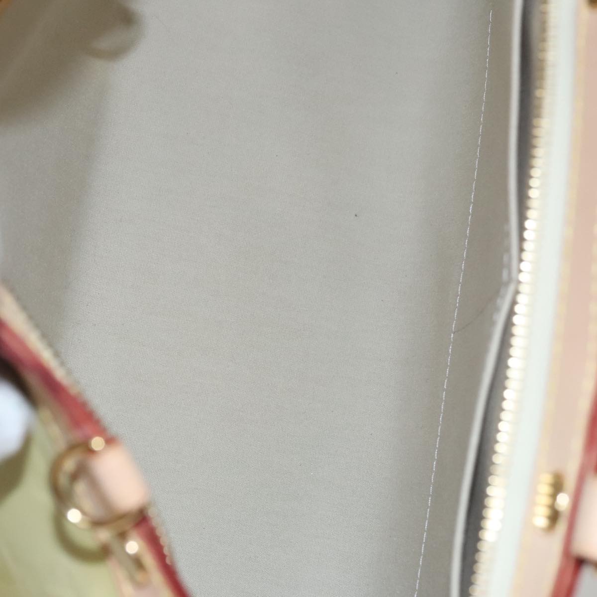 Louis Vuitton Blair Beige Patent Leather Handbag (Pre-Owned)