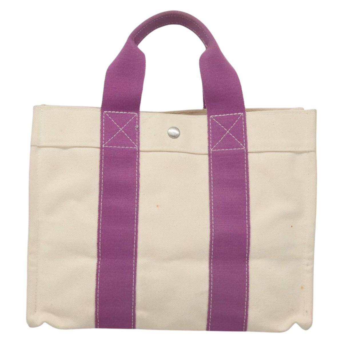 Hermès Bora Bora Ecru Canvas Tote Bag (Pre-Owned)