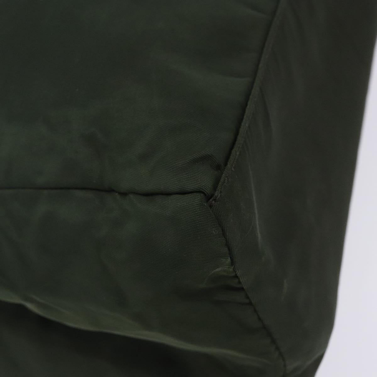 Prada Tessuto Khaki Nylon Tote Bag (Pre-Owned)