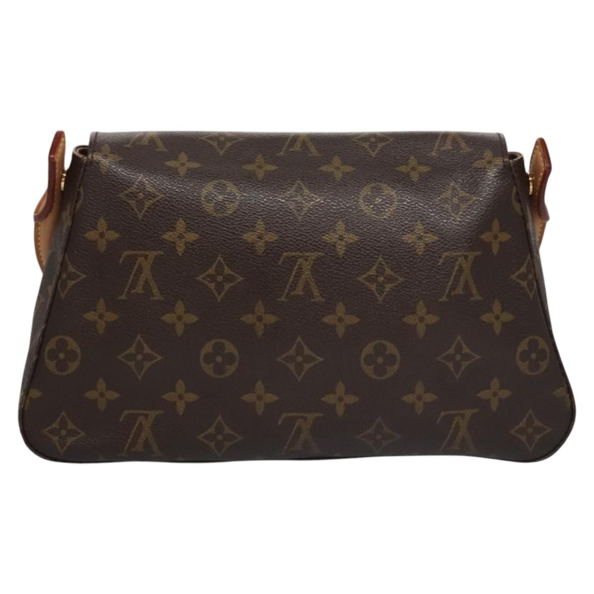 Louis Vuitton Mini Looping Brown Canvas Shoulder Bag (Pre-Owned)