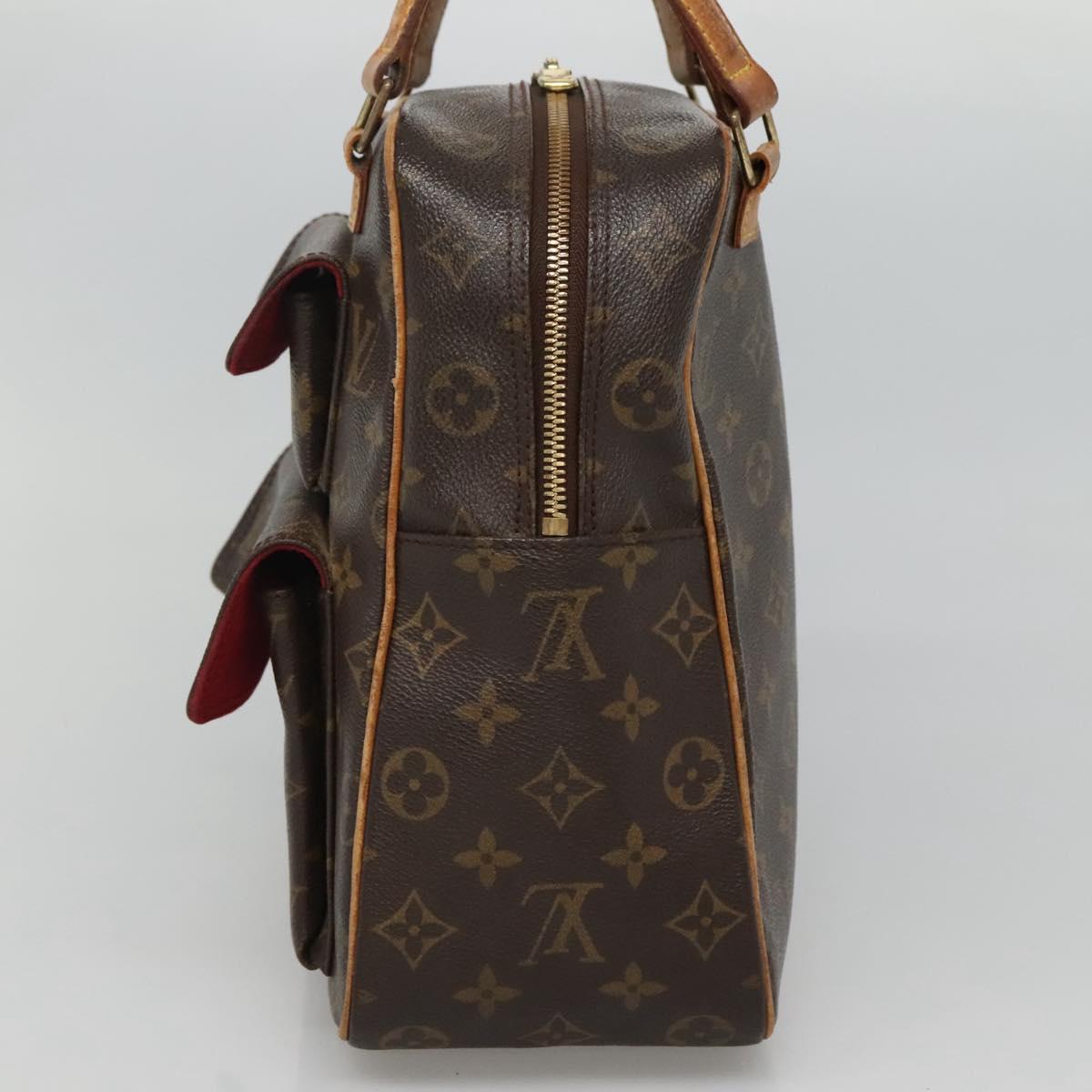 Louis Vuitton Excentri Cité Brown Canvas Handbag (Pre-Owned)