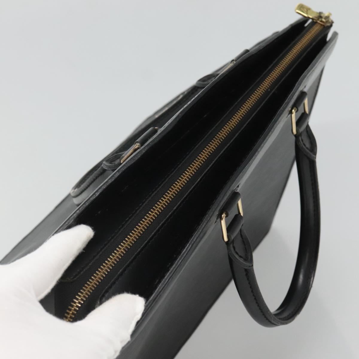 Louis Vuitton Riviera Black Leather Handbag (Pre-Owned)
