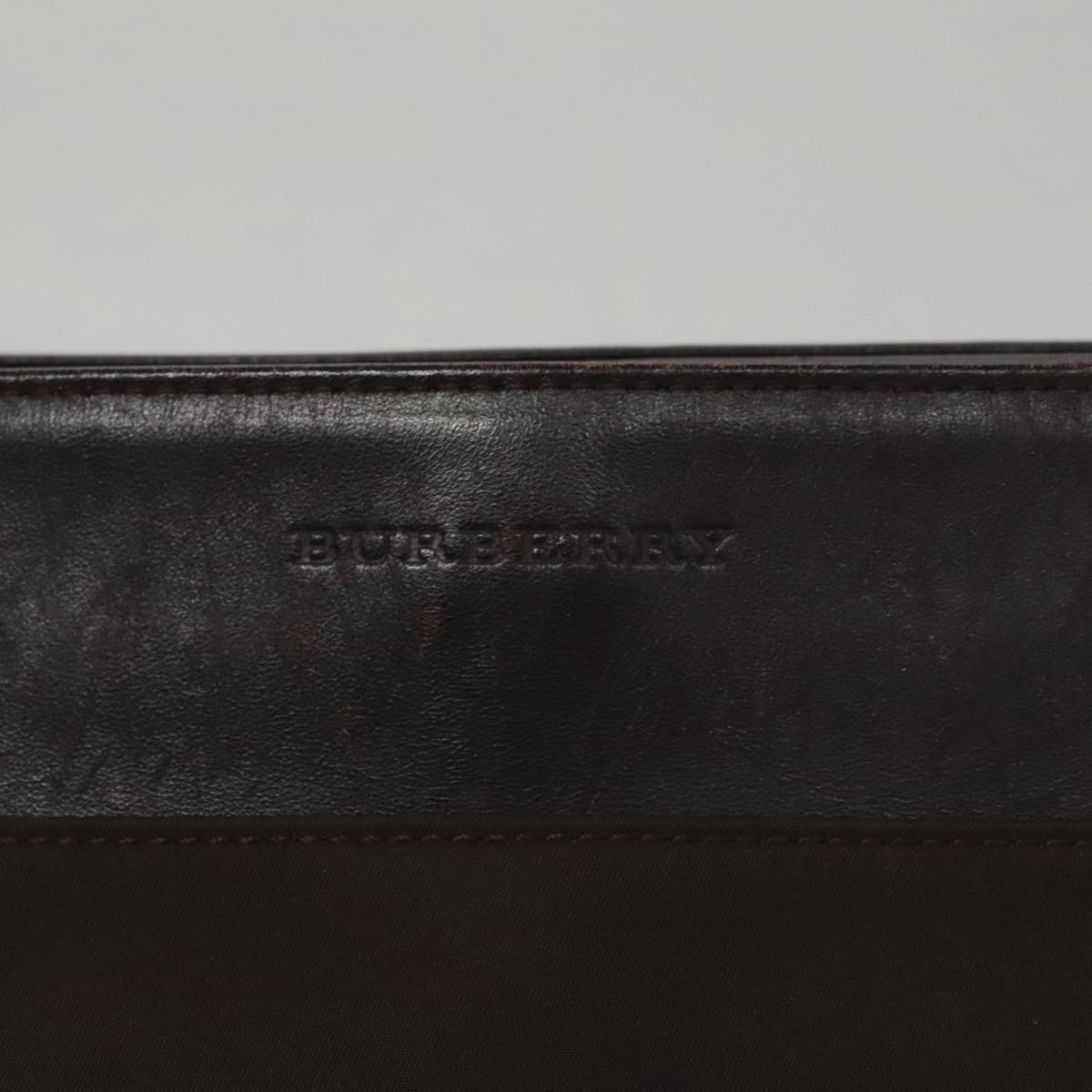 Burberry Brown Synthetic Shoulder Bag (Pre-Owned)
