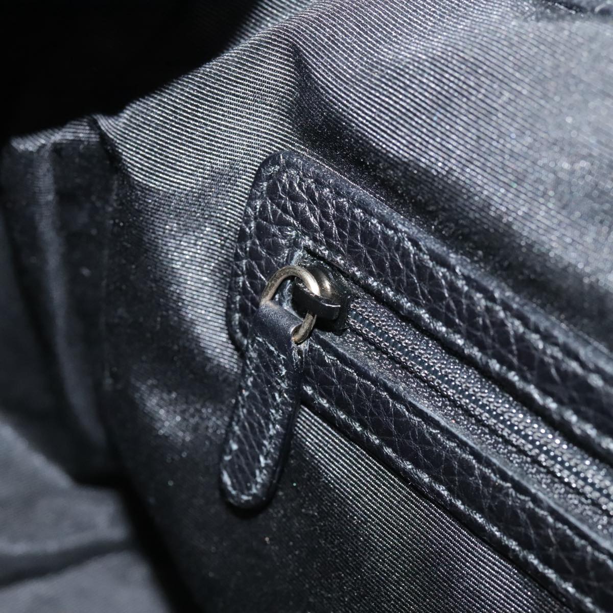 Bulgari Black Canvas Handbag (Pre-Owned)