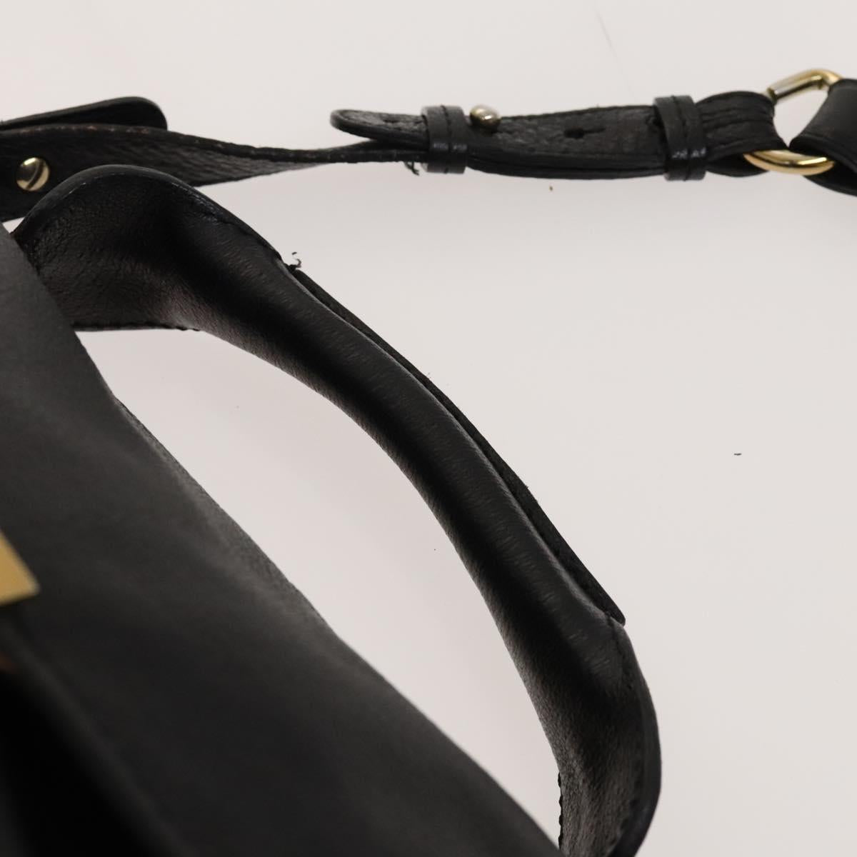 Chloé Elsie Black Leather Handbag (Pre-Owned)