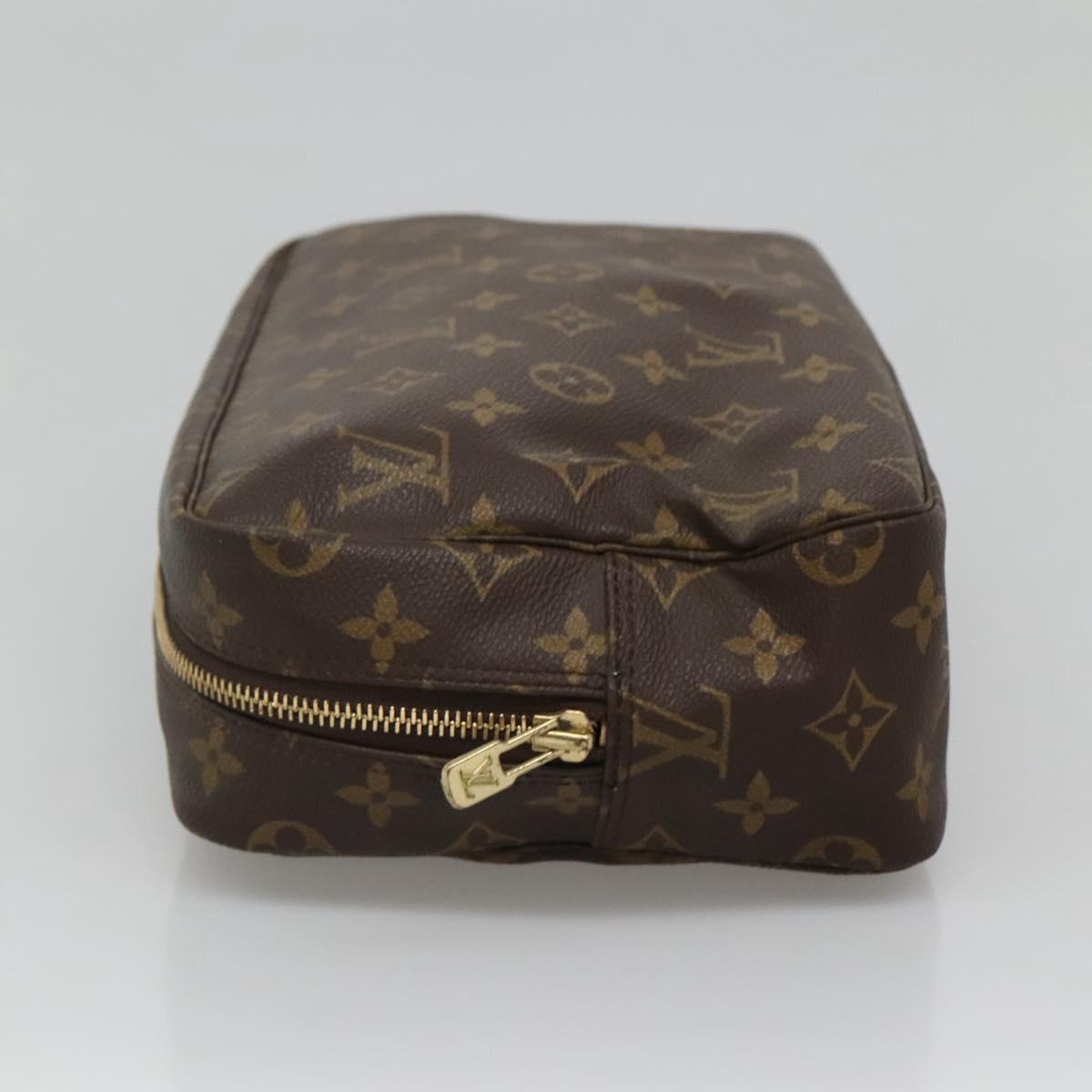 Louis Vuitton Trousse Toilette 28 Brown Canvas Clutch Bag (Pre-Owned)