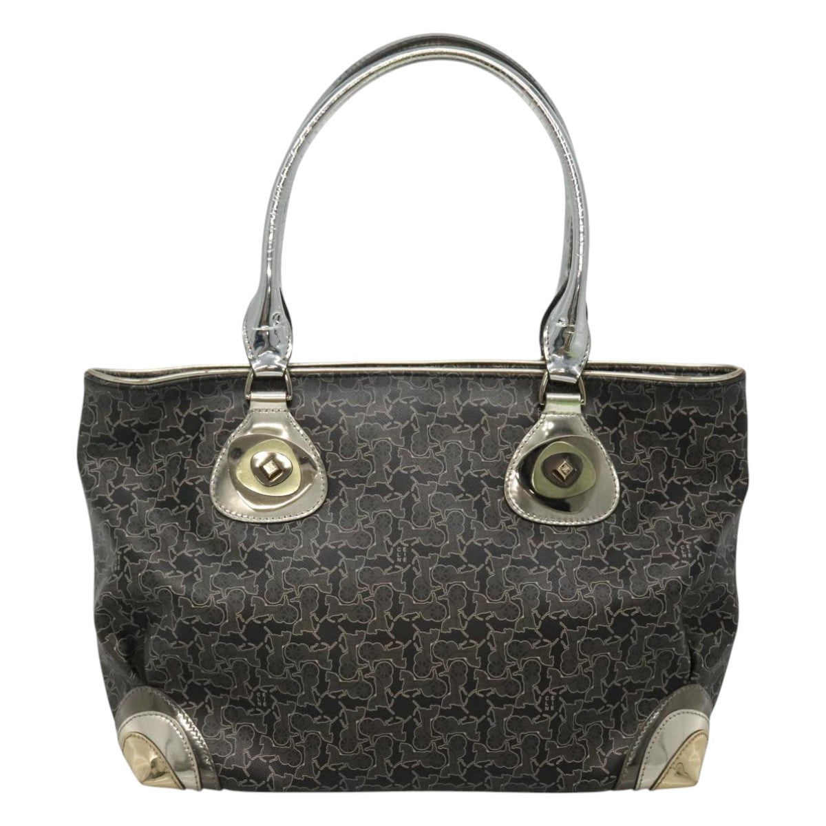 Céline Horse Carriage Black Canvas Tote Bag (Pre-Owned)