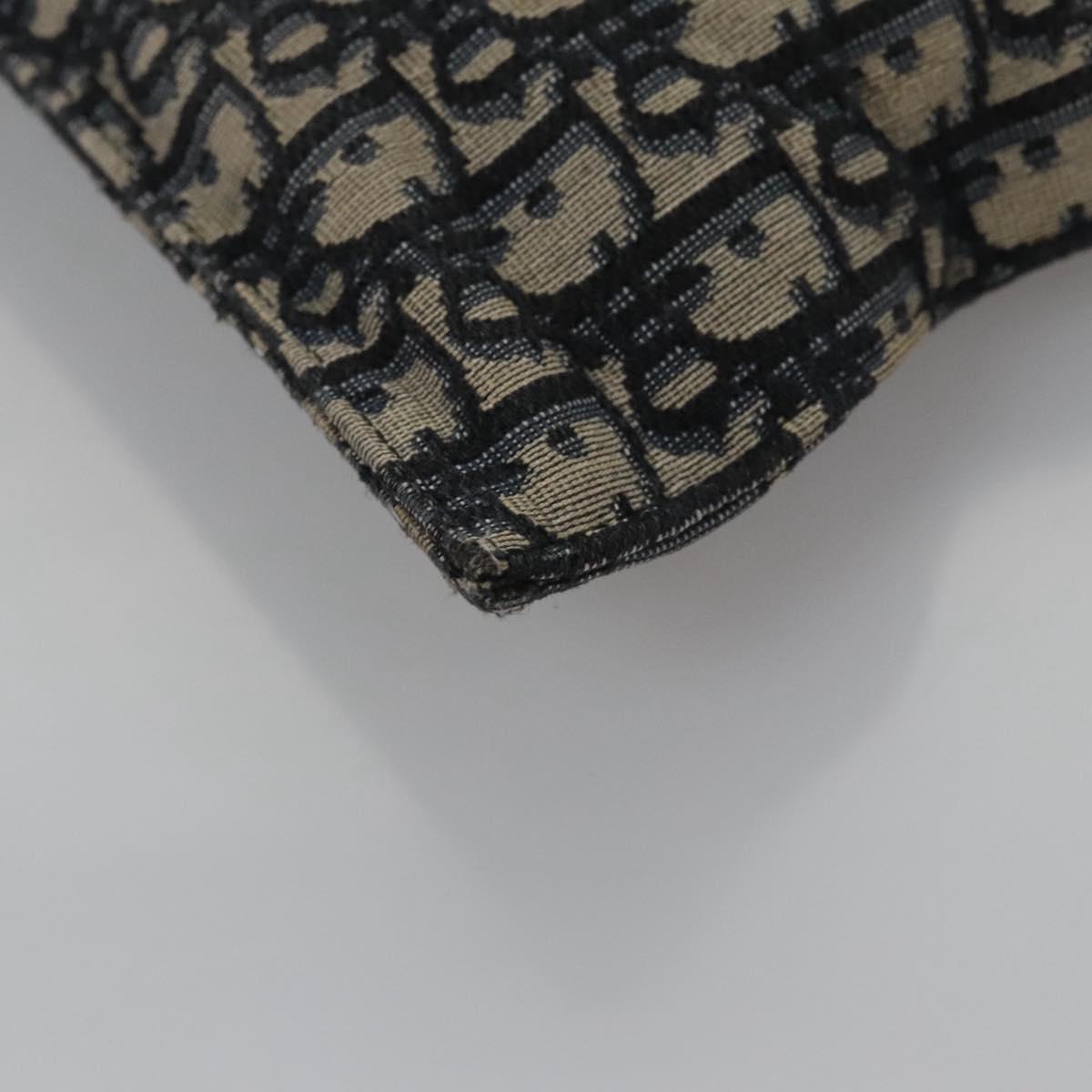 Dior Trotter Navy Canvas Clutch Bag (Pre-Owned)