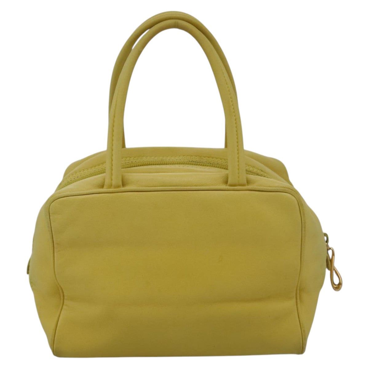 Loewe Anagram Yellow Leather Handbag (Pre-Owned)