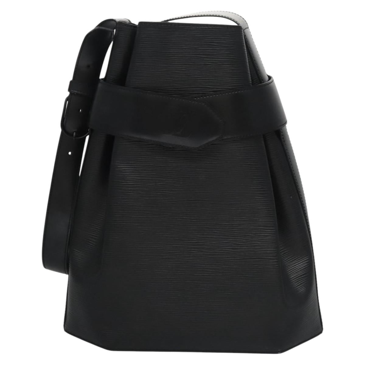 Louis Vuitton Sac D'épaule Black Leather Shoulder Bag (Pre-Owned)