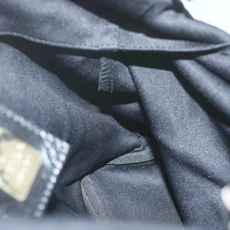 Fendi Baguette Black Synthetic Shoulder Bag (Pre-Owned)
