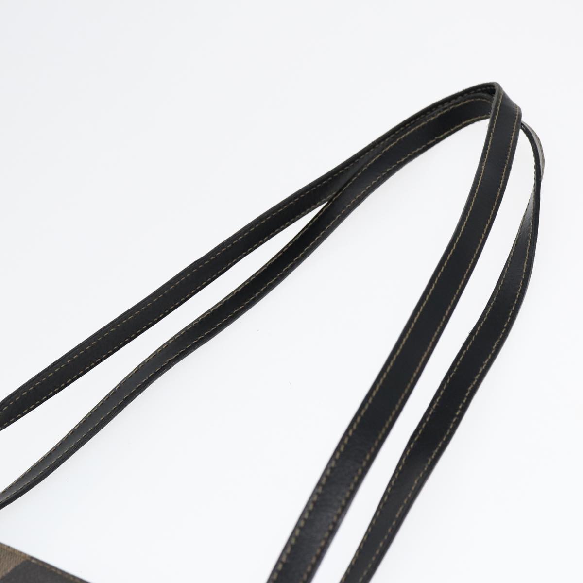 Fendi Pecan Brown Canvas Tote Bag (Pre-Owned)