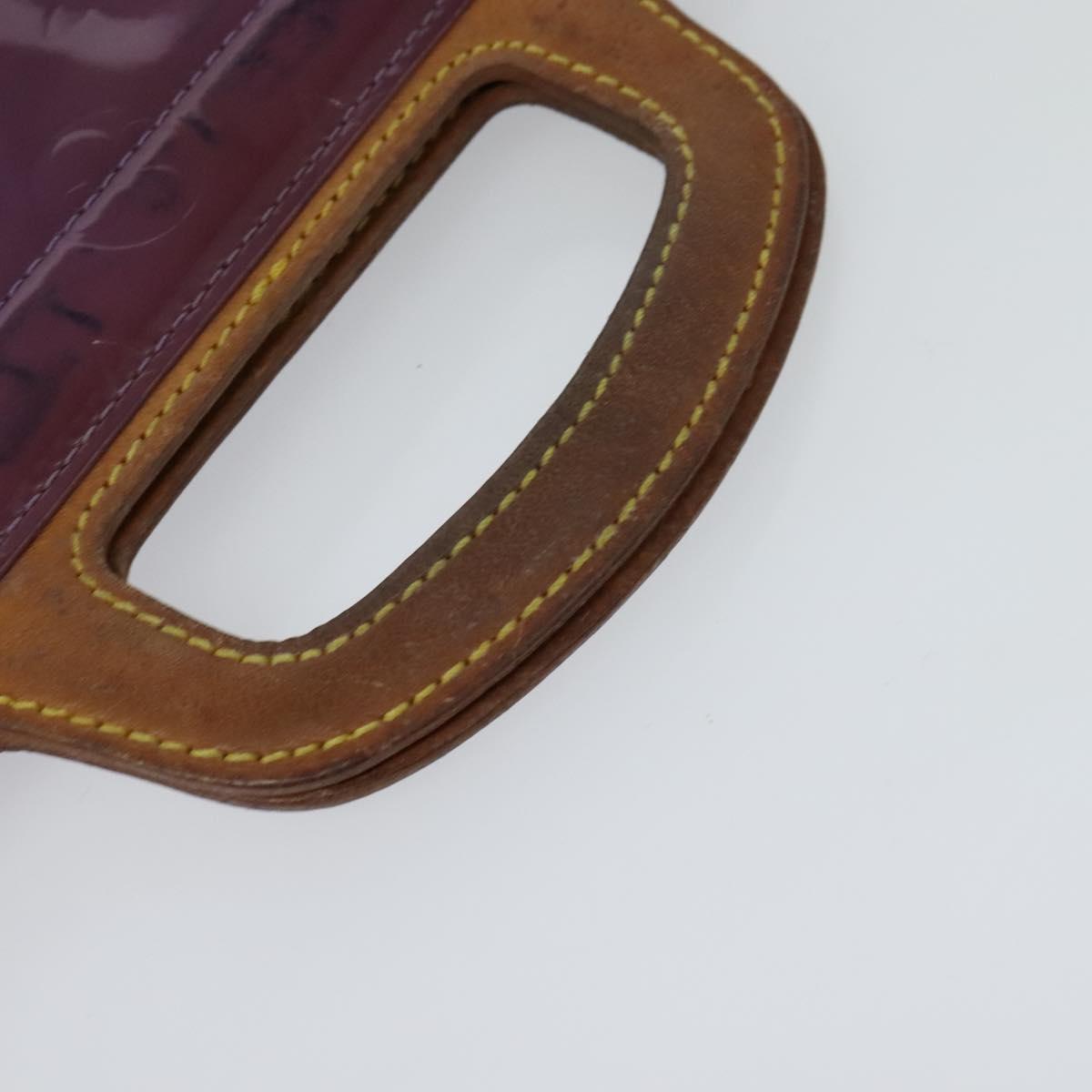 Louis Vuitton Stanton Purple Patent Leather Tote Bag (Pre-Owned)