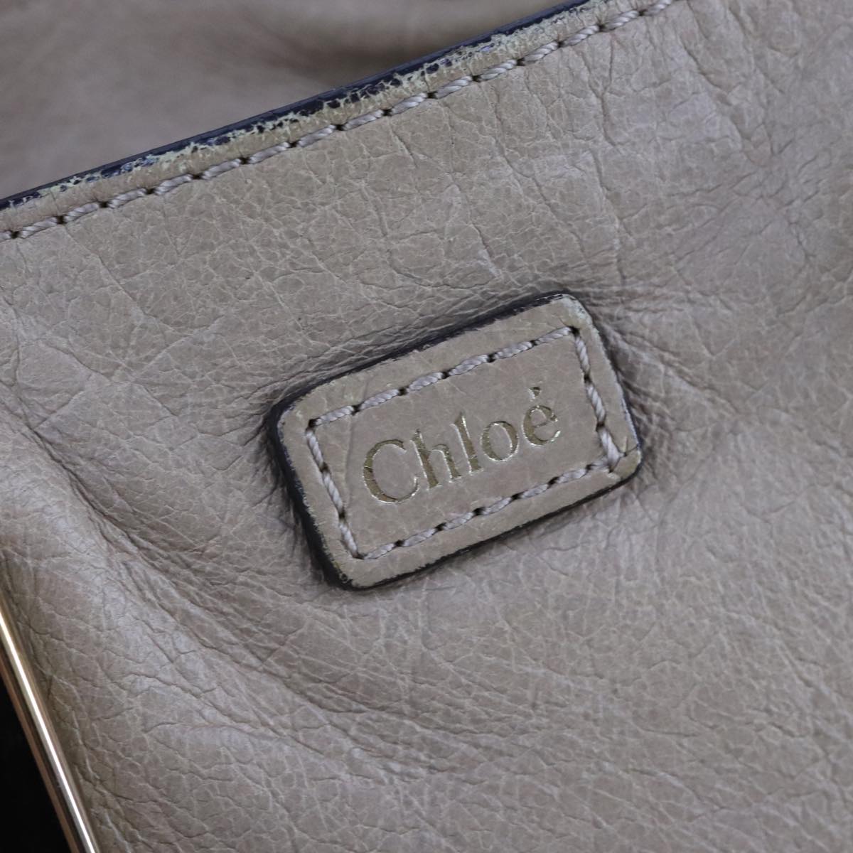 Chloé Ethel Beige Leather Handbag (Pre-Owned)