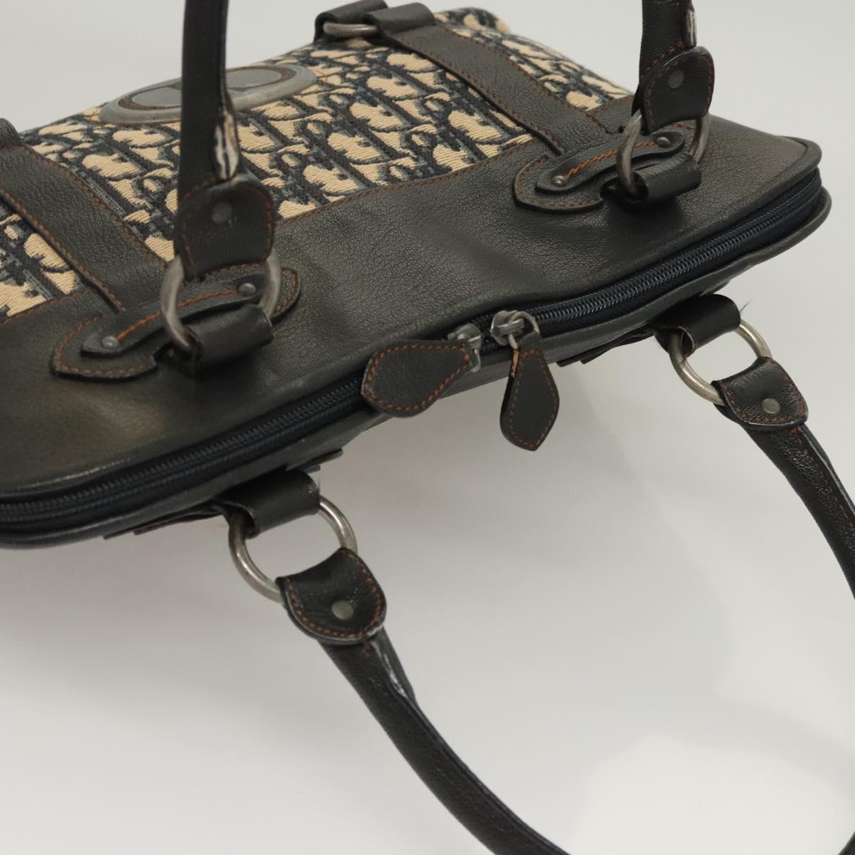 Dior Cd Navy Canvas Handbag (Pre-Owned)