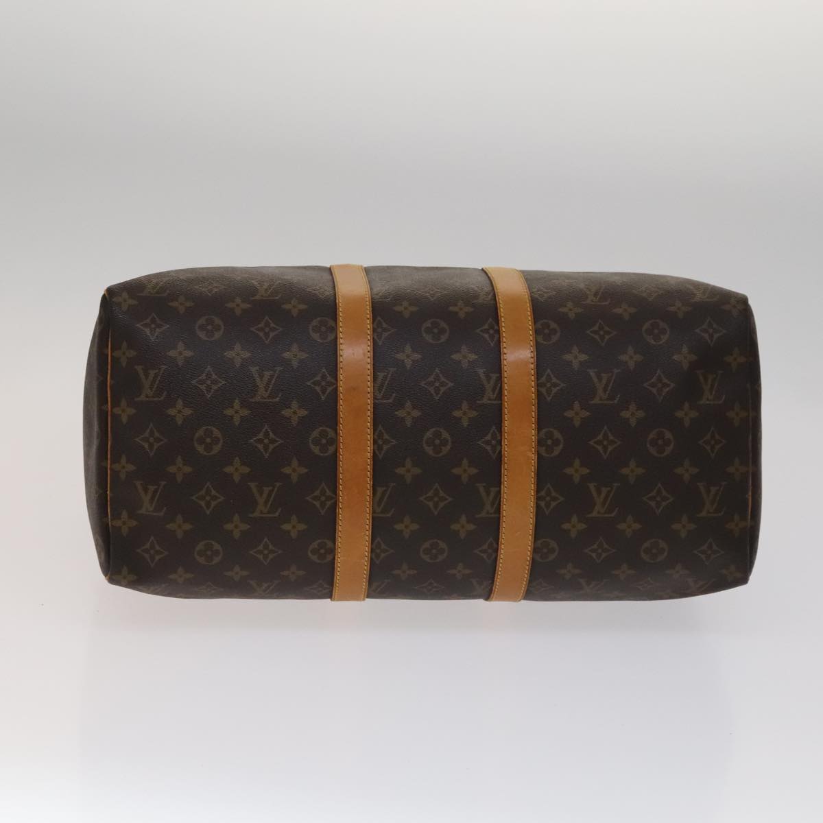 Louis Vuitton Keepall 45 Brown Canvas Travel Bag (Pre-Owned)