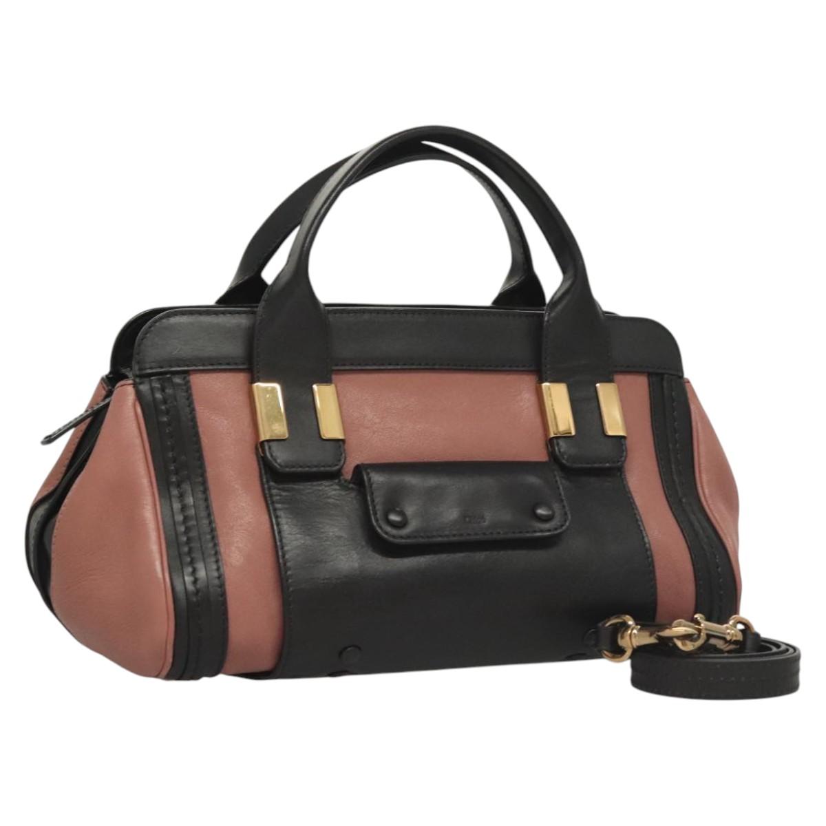 Chloé Alice Pink Leather Handbag (Pre-Owned)
