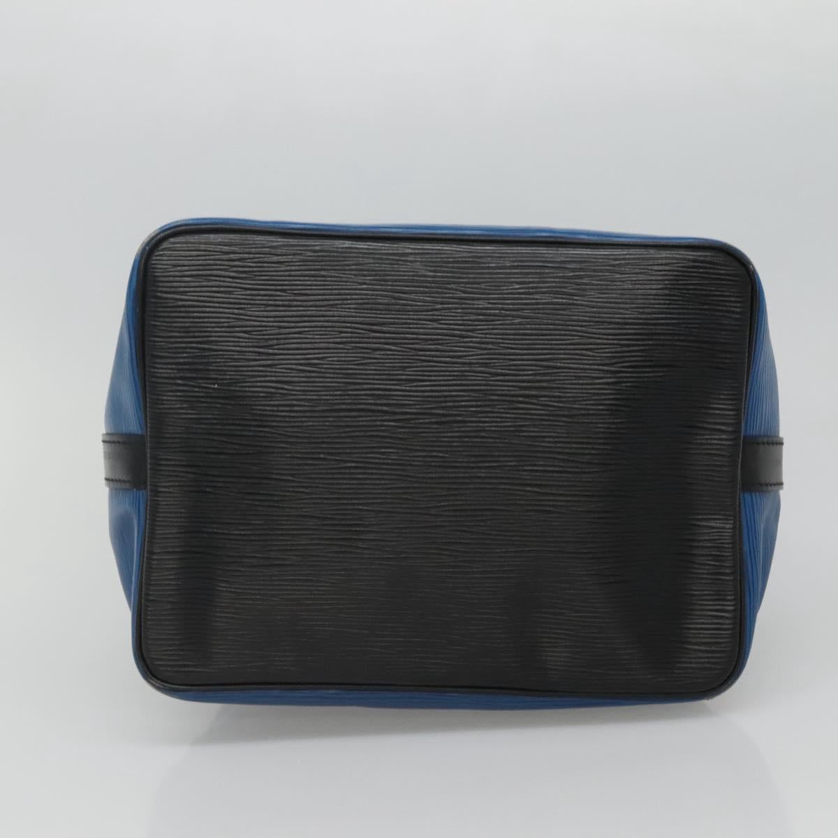 Louis Vuitton Petit Noé Navy Leather Shoulder Bag (Pre-Owned)