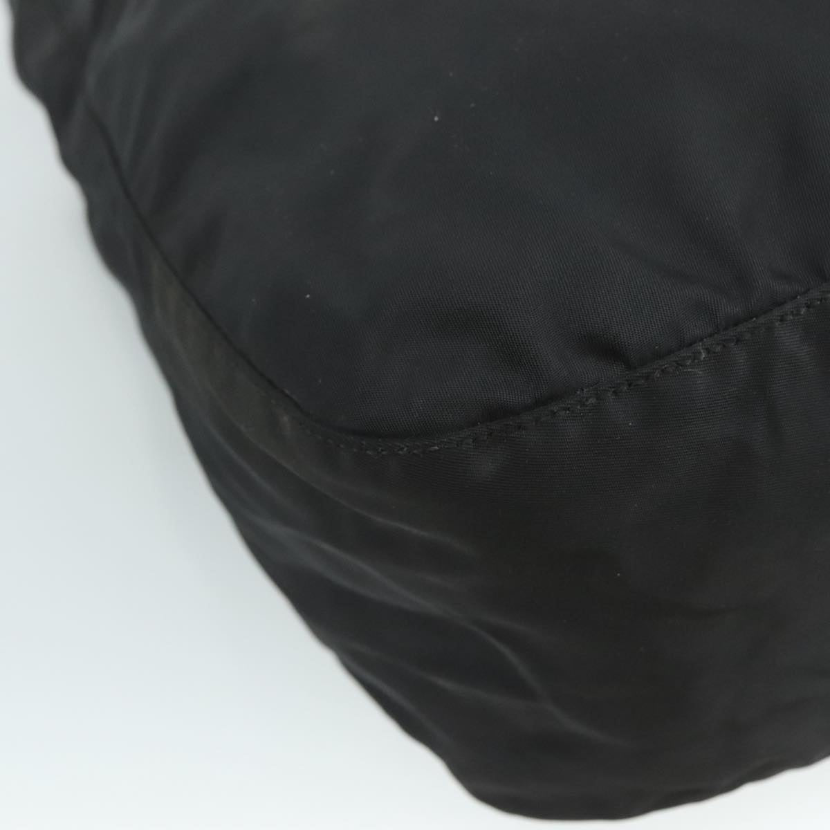 Prada Tessuto Black Synthetic Shoulder Bag (Pre-Owned)