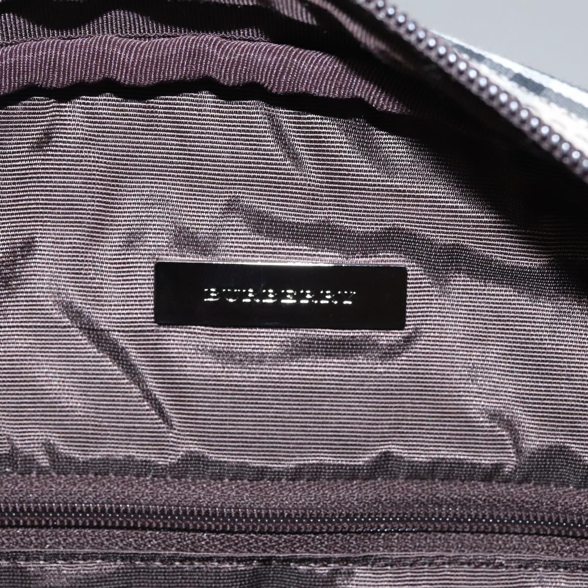 Burberry Nova Check Beige Canvas Handbag (Pre-Owned)