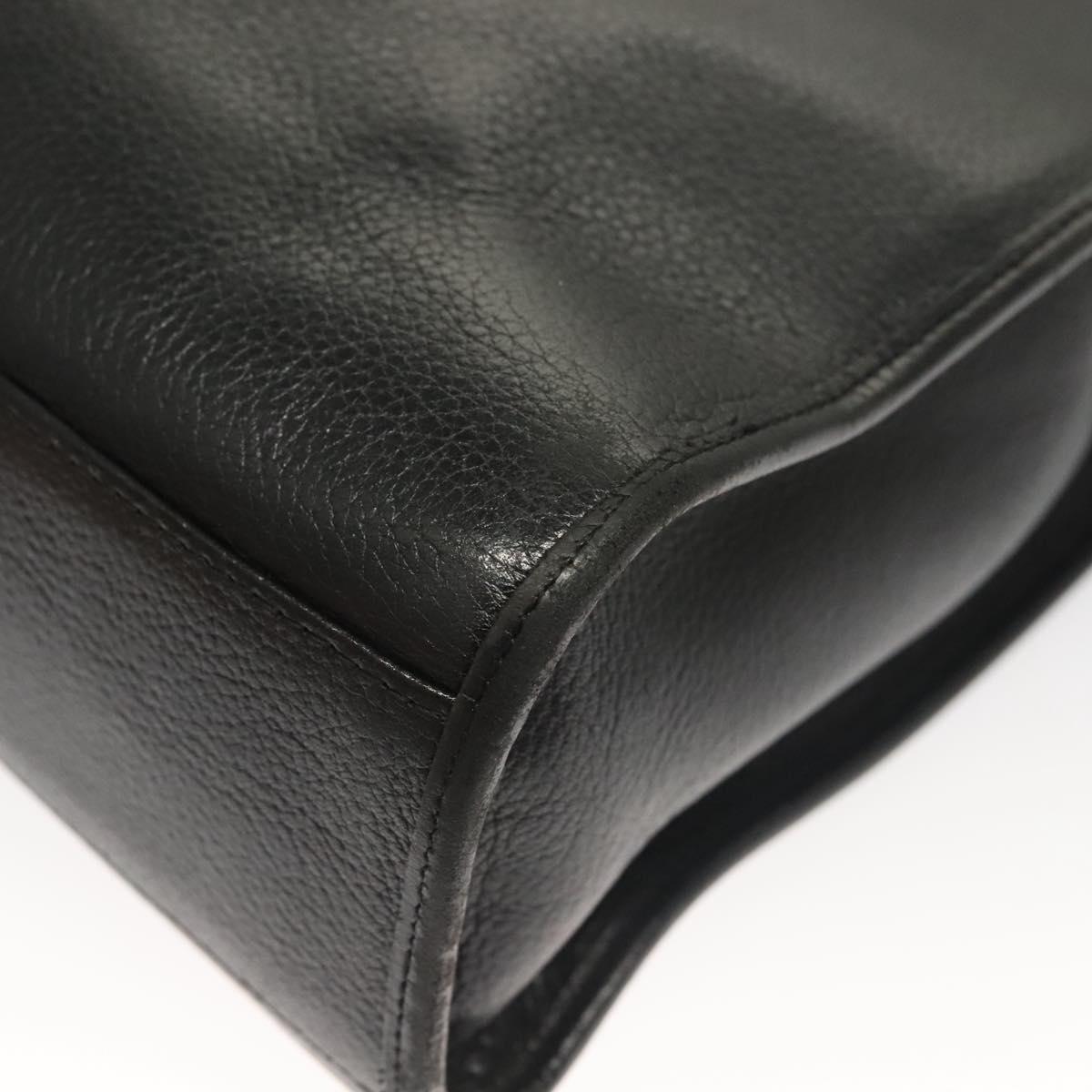 Yves Saint Laurent Black Leather Shoulder Bag (Pre-Owned)