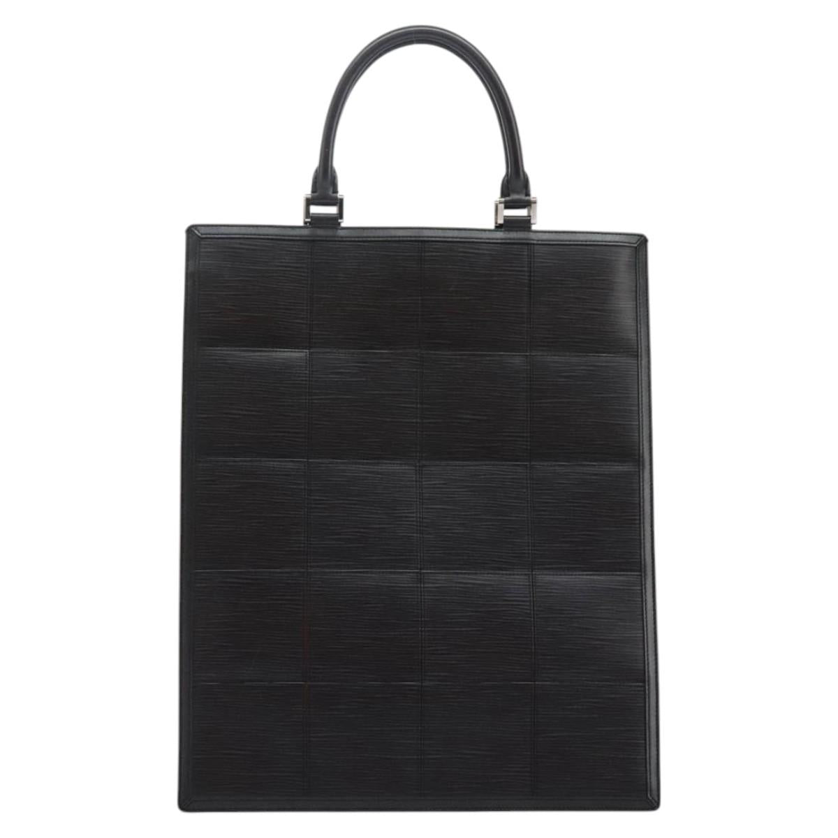 Louis Vuitton Stretch Fizz Black Leather Tote Bag (Pre-Owned)