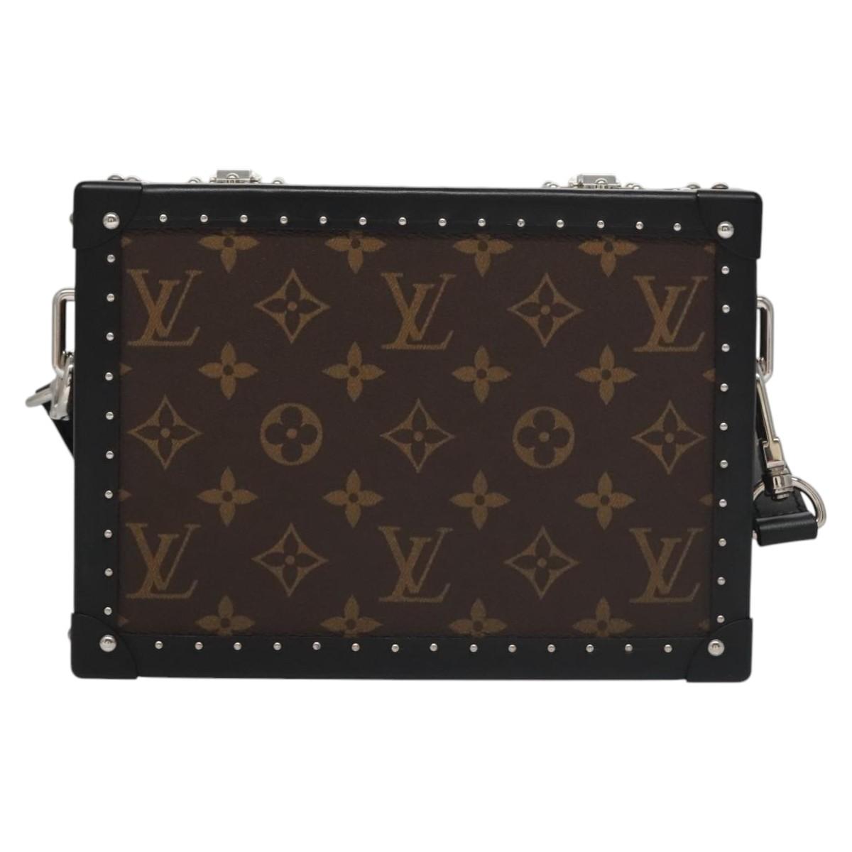 Louis Vuitton Macassar Brown Canvas Clutch Bag (Pre-Owned)