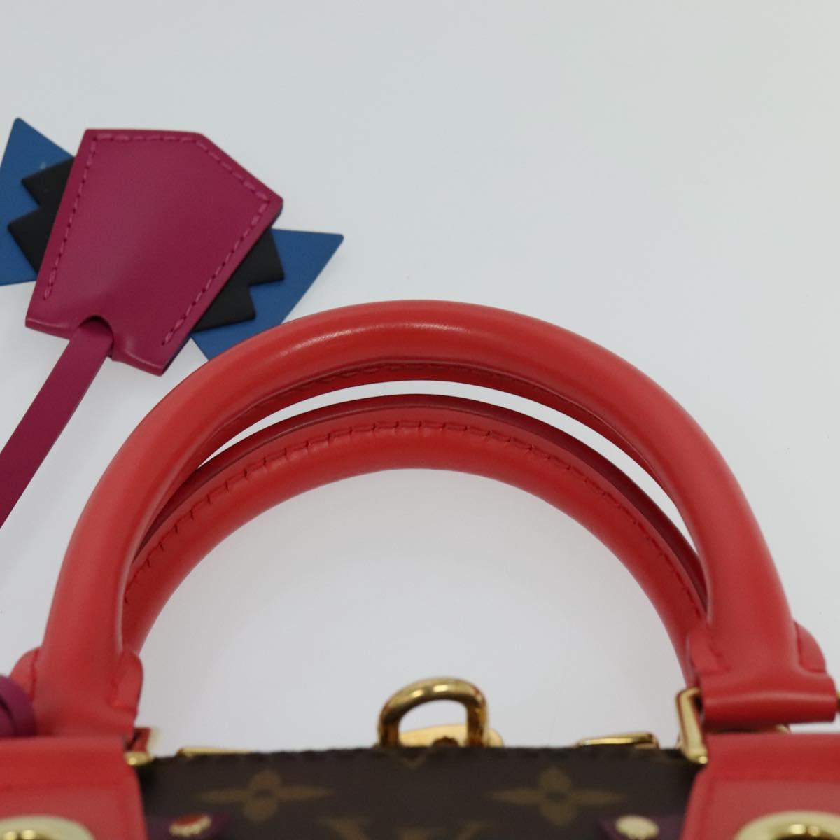 Louis Vuitton Alma Bb Red Canvas Handbag (Pre-Owned)