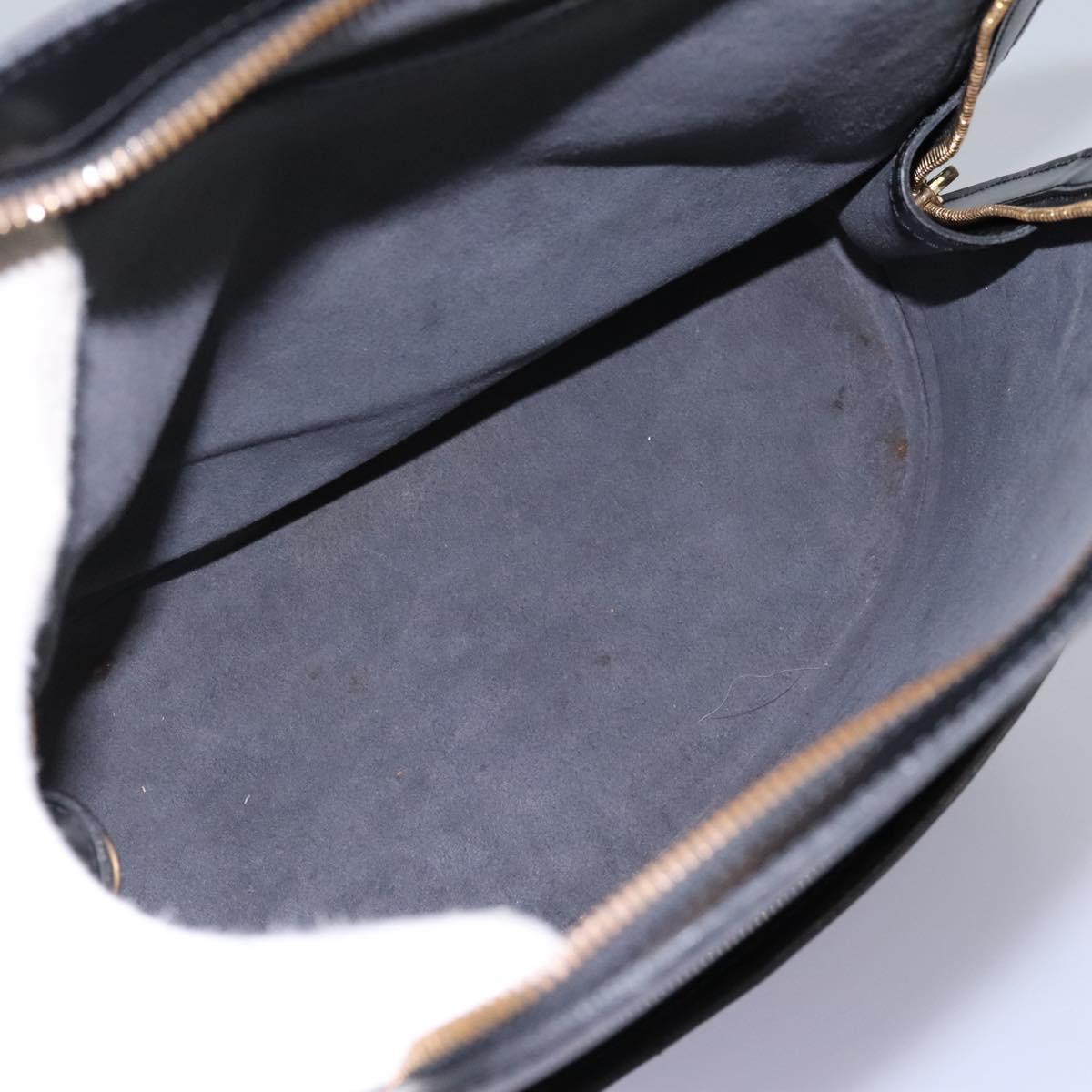 Louis Vuitton Gobelins Black Leather Backpack Bag (Pre-Owned)