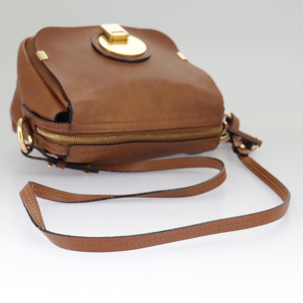 Chloé Indy Brown Leather Shoulder Bag (Pre-Owned)
