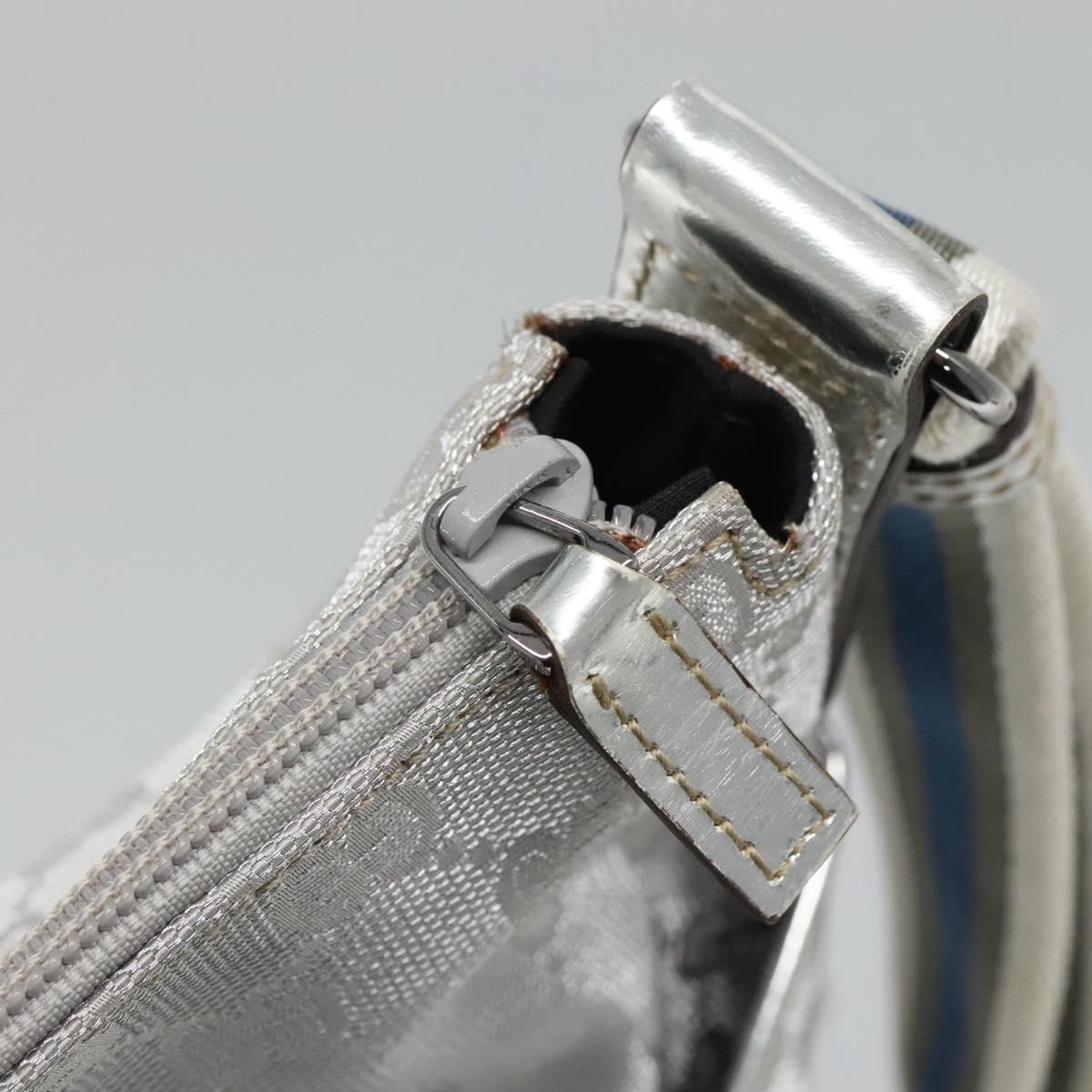 Gucci Gg Canvas Grey Canvas Shoulder Bag (Pre-Owned)