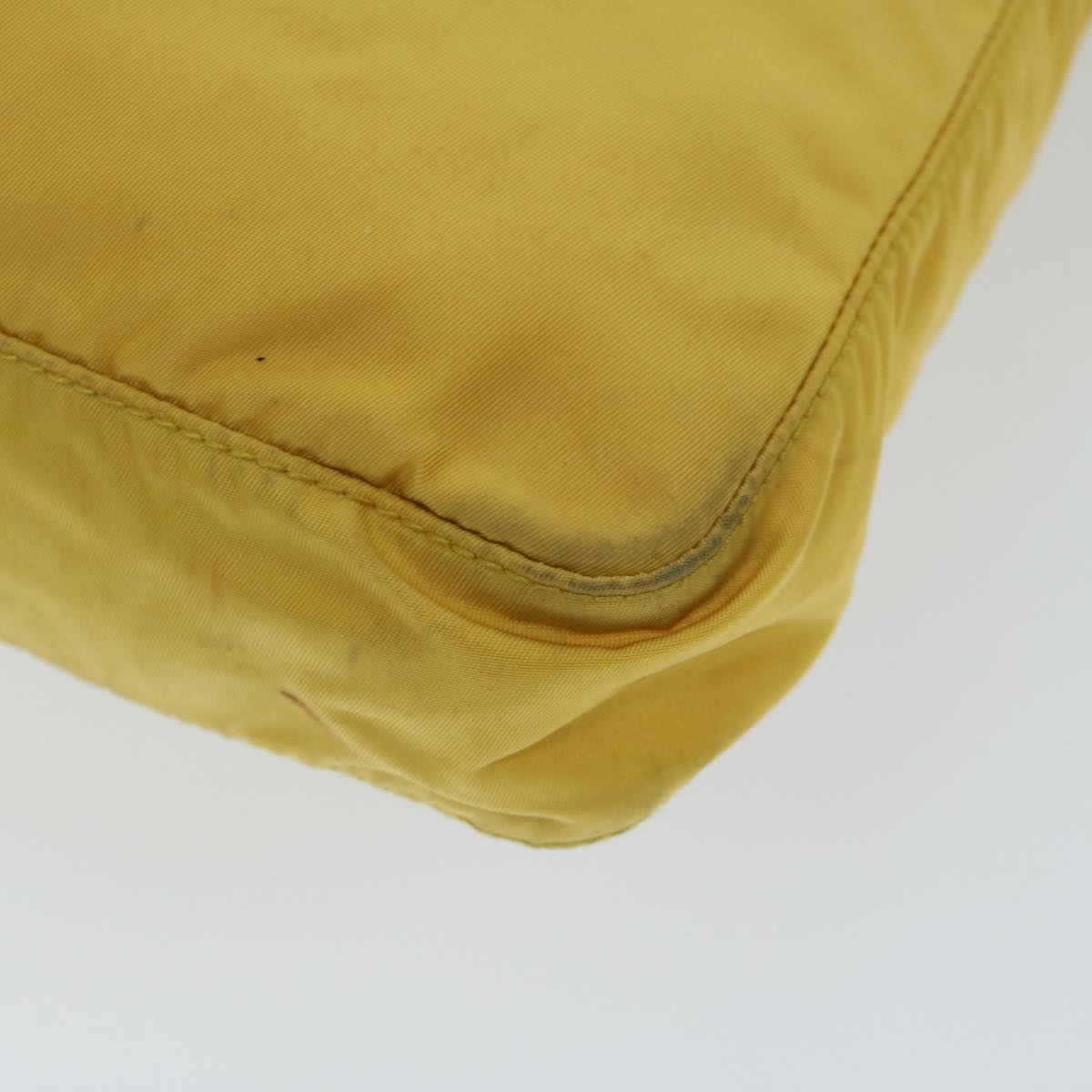 Prada Tessuto Yellow Synthetic Tote Bag (Pre-Owned)