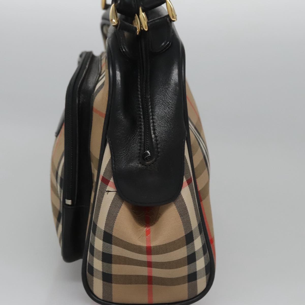 Burberry London Beige Canvas Handbag (Pre-Owned)