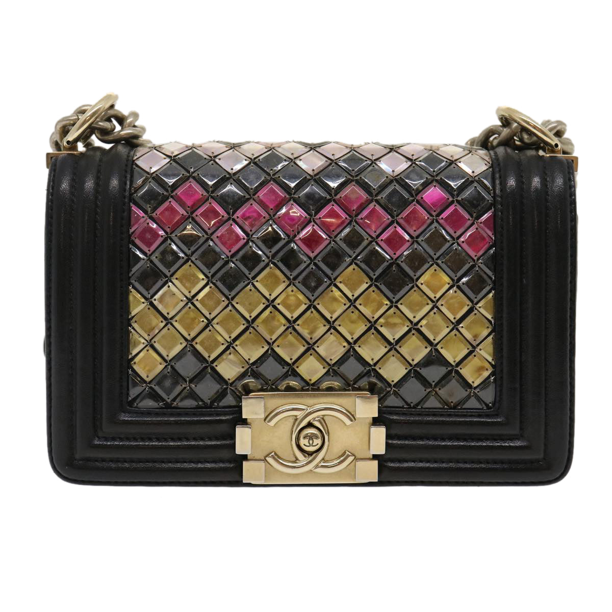 Chanel Boy Multicolour Leather Shoulder Bag (Pre-Owned)