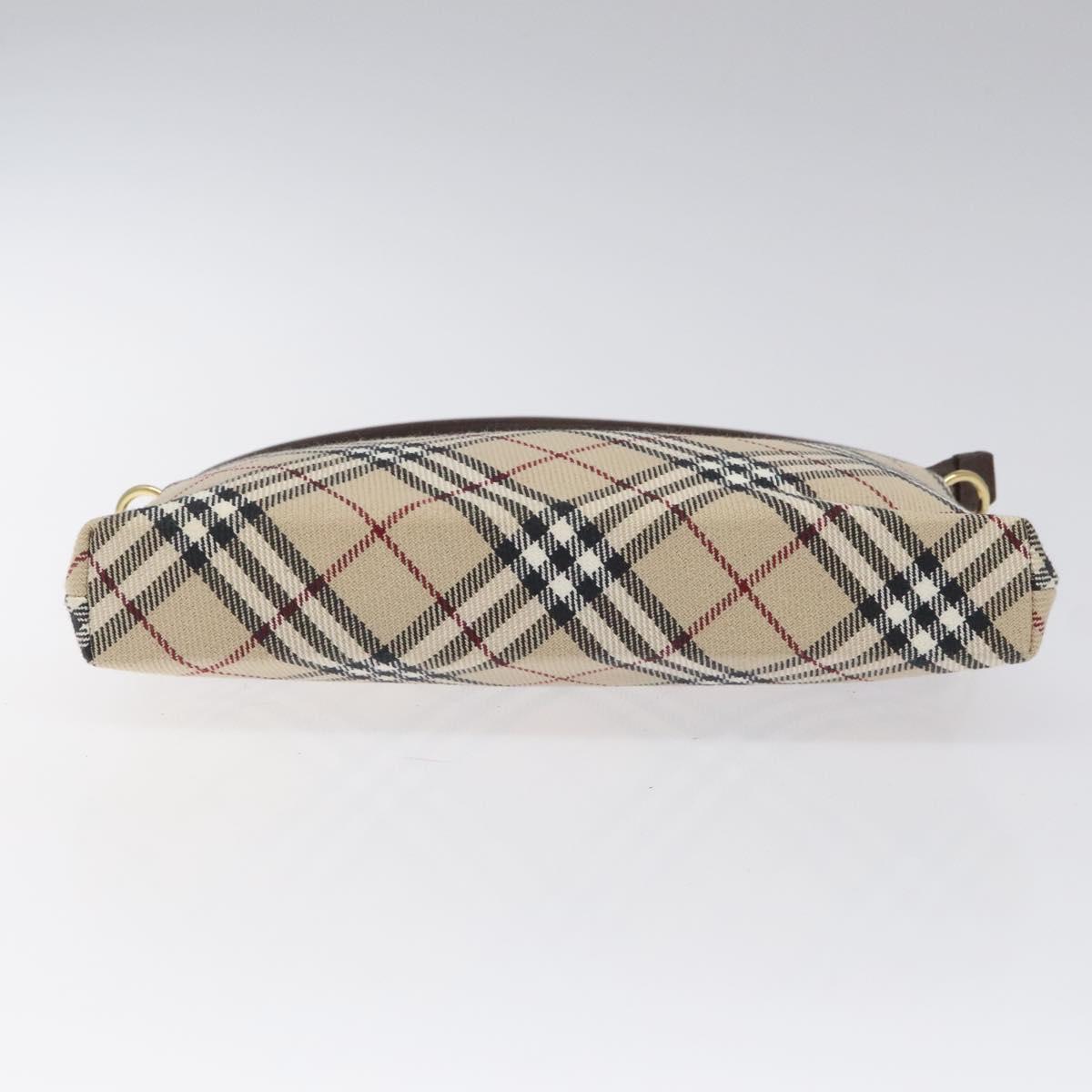 Burberry Nova Check Beige Canvas Clutch Bag (Pre-Owned)