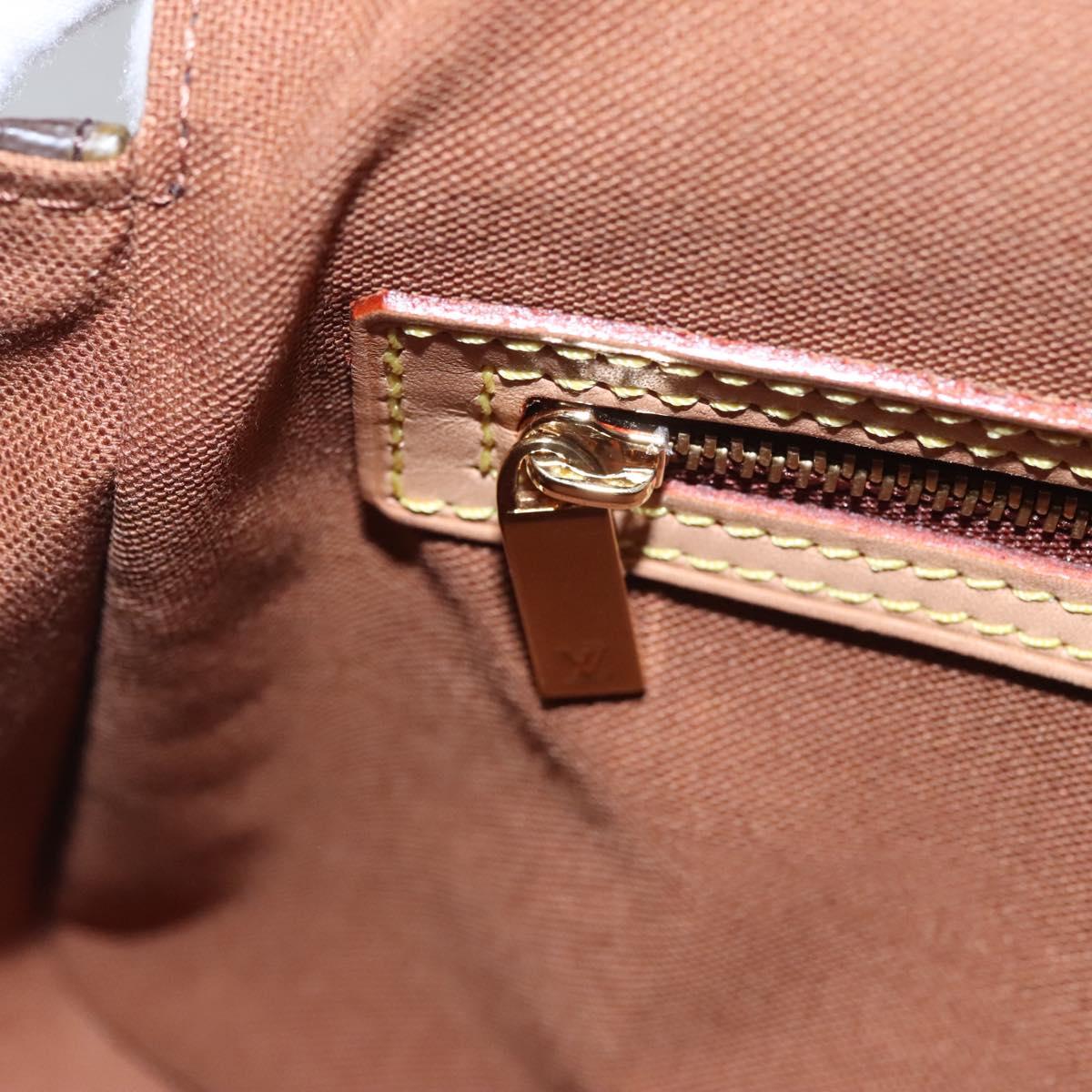 Louis Vuitton Mini Looping Brown Canvas Shoulder Bag (Pre-Owned)