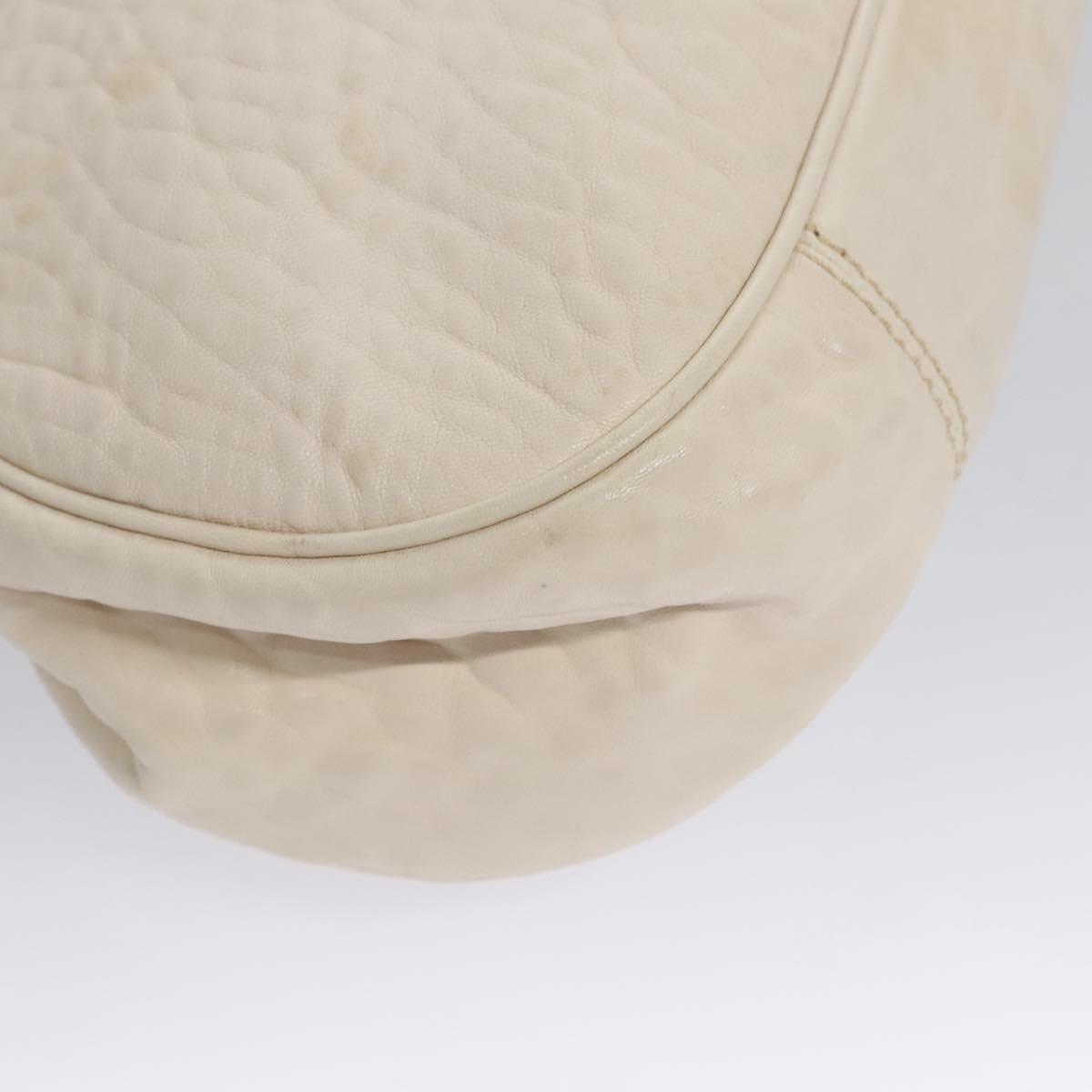 Céline Vintage Beige Leather Shoulder Bag (Pre-Owned)