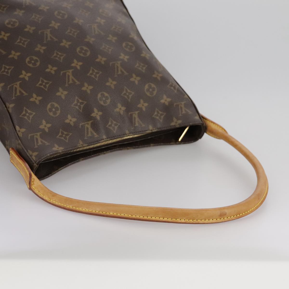 Louis Vuitton Looping Gm Brown Canvas Shoulder Bag (Pre-Owned)