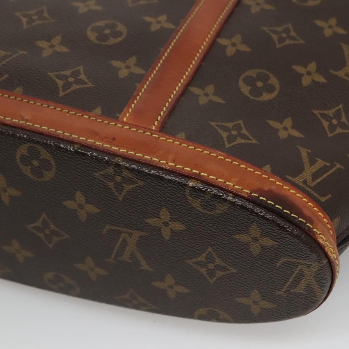 Louis Vuitton Babylone Brown Canvas Tote Bag (Pre-Owned)