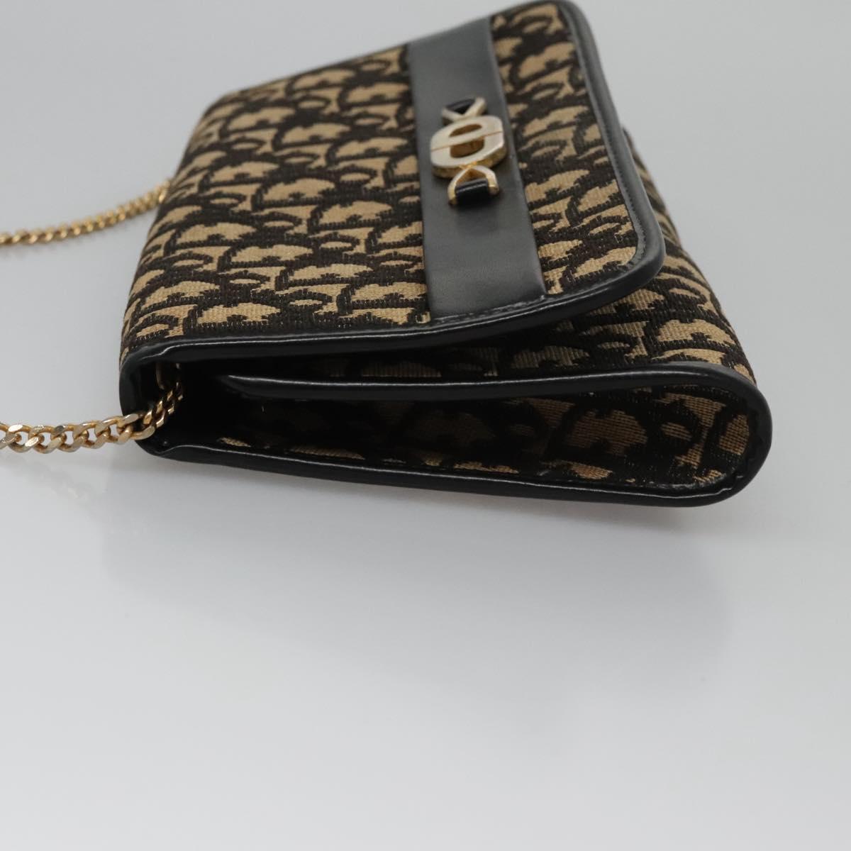 Dior 30 Montaigne Beige Canvas Shoulder Bag (Pre-Owned)