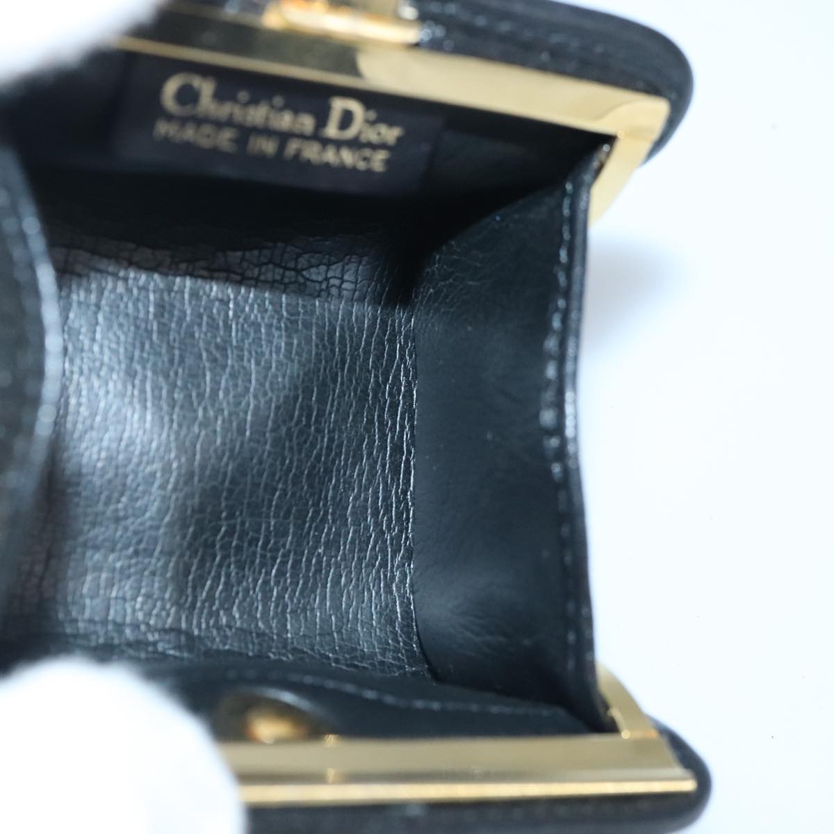 Dior Black Leather Wallet (Pre-Owned)